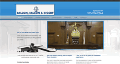 Desktop Screenshot of fallonlaw-ny.com